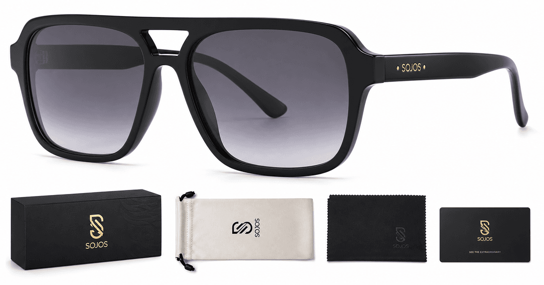 SOJOS Retro Aviator SJ2202 Review: Trendy Rectangle Sunglasses for Everyday Wear