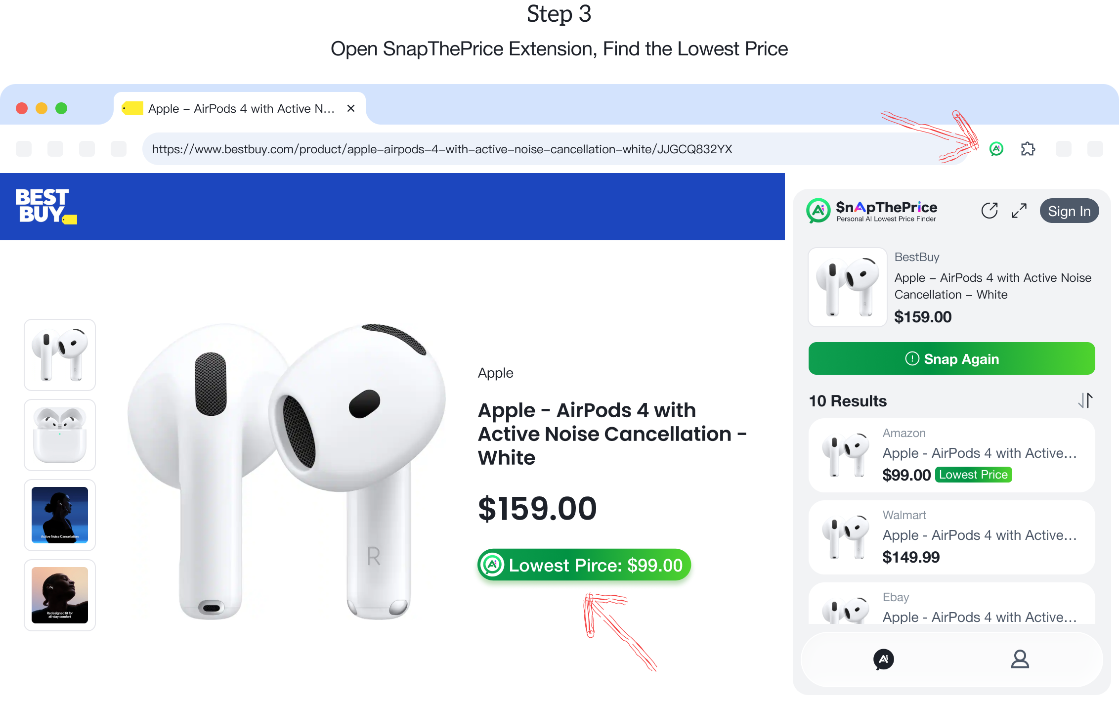 Step 3 - Earn cashback